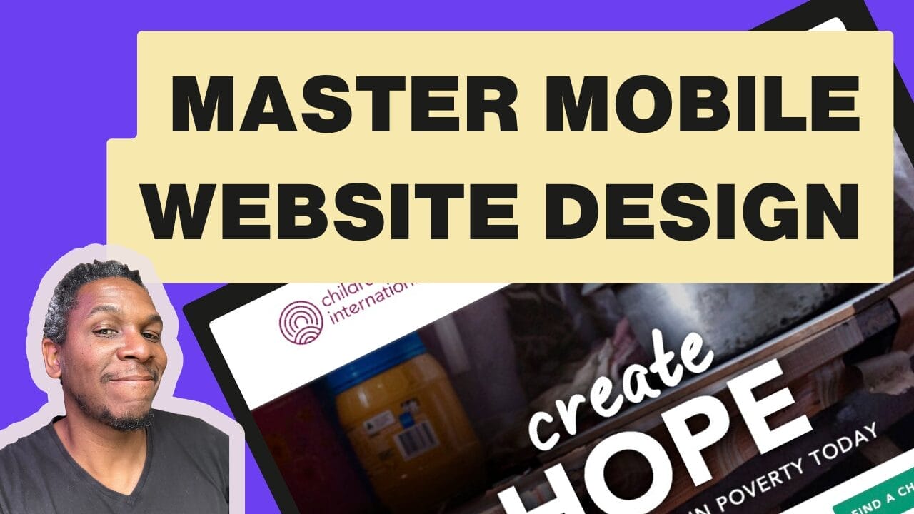 Learn How to Create Good Mobile Website Design From Children.org - Website Grilling